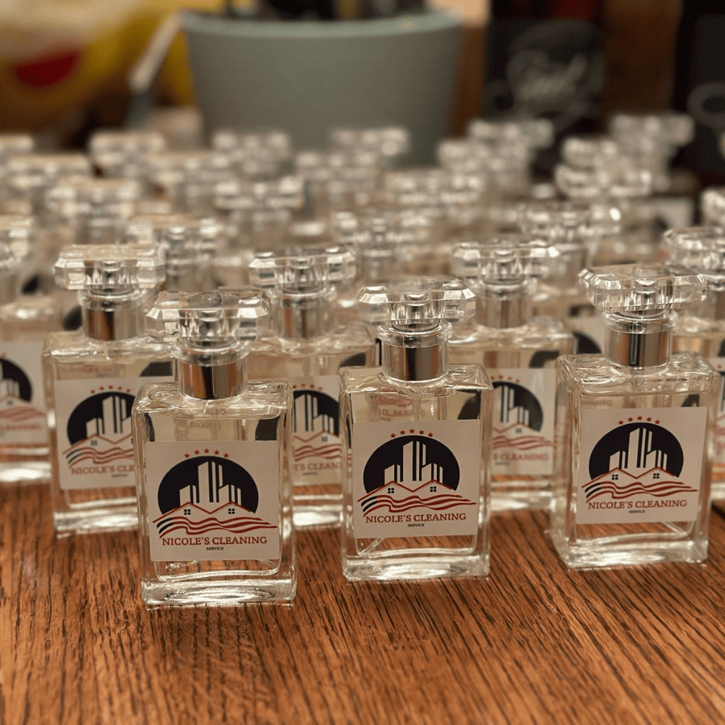 Sparkling clean bathroom with professional cleaning results