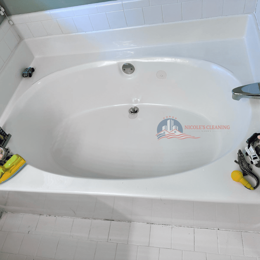 Pristine apartment hallway after professional cleaning